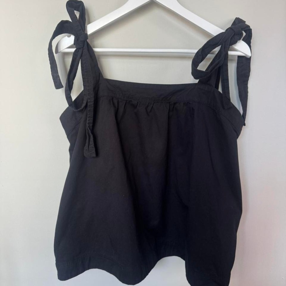 Black Tie Sleeve Tank